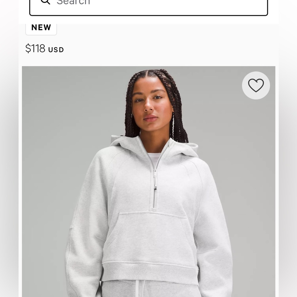 Lululemon Scuba Oversized Half-Zip Hoodie